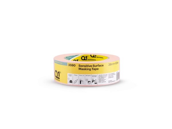 Q1 Pink Sensitive Surface Masking Tape 38mm